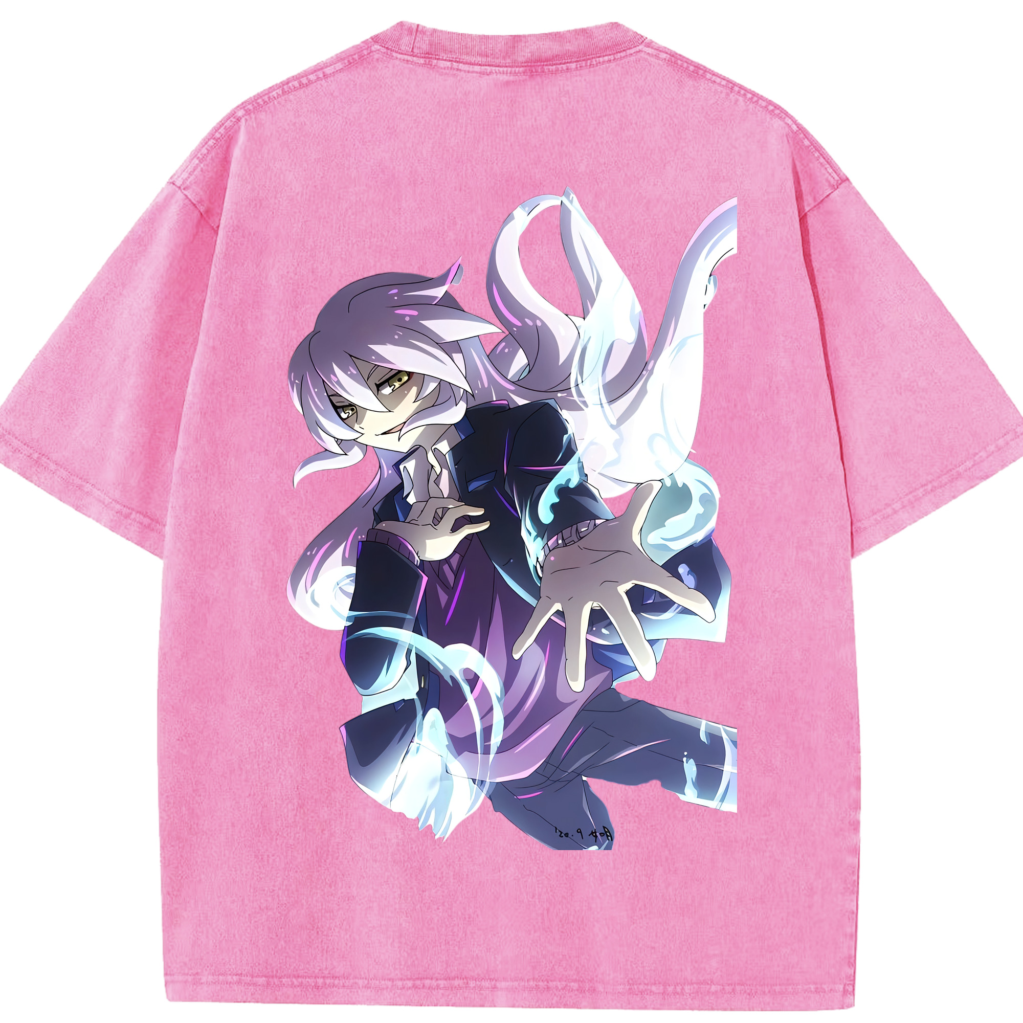 （画像用） 妖怪ウォッチ Yo-kai Watch 綿100% ヴィンテージ風 半袖Tシャツ（背面プリント）